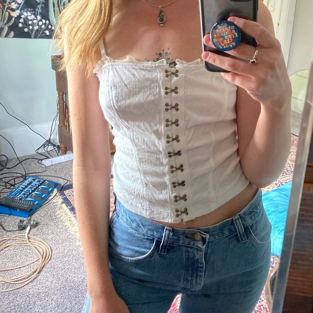 Free people for the boys corset tank size small